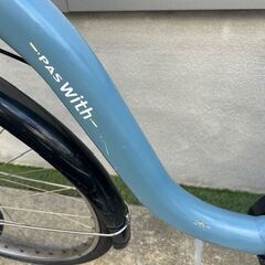 🌈2023！バッテリー12Ah🌈pas with パスウィズ　電動自転車　電動アシスト自転車　22003の画像