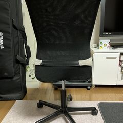 ワークチェア昇降・回転・腰当て・キャスター付きの画像