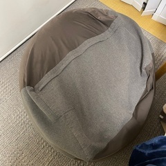 無印良品　ビーズクッション　体にフィットするソファ大　65×65×43の画像