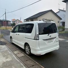 総額22.0万円★Pスラ★ナビTV★ドラレコ★スマキー★Pスタート★ETC★平成24年式 日産セレナ ハイウェイスターSハイブリッド(HC26)2000cc8人乗13.2万キロ パールの画像