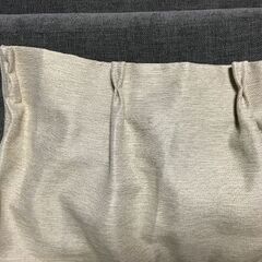 ニトリ　カーテン/ 幅100cm×丈210cm ノーブル3 ベージュ                  の画像