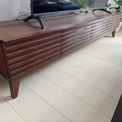 東京インテリア　ダークブラウンシルビアテレビ台 の画像