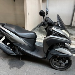 【YAMAHA トリシティ155 ETC ドラレコ付き　側車付き登録　ジャンクの画像