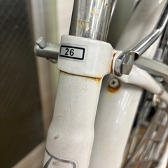 【売約済み】自転車 26インチ 白の画像