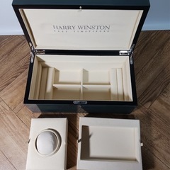 ★希少★HARRY WINSTON レアタイムピース 空箱 ジュエリーボックス ハリーウィンストン RARE TIMEPIECES インテリア 小物入れの画像