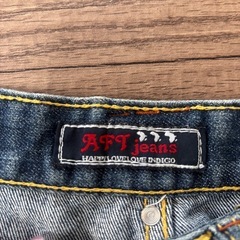 AFRICA TARO JEANS デニムショートパンツ　Lの画像