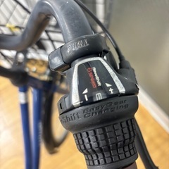 自転車　26インチ　青　SHIMANO6段変則ギアの画像