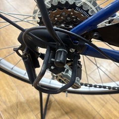 自転車　26インチ　青　SHIMANO6段変則ギアの画像