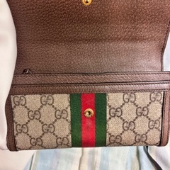 最後までお読みください！GUCCI オフィディア GGスプリーム キャンバス ロングウォレットの画像