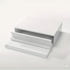 ジャンク品・レンジ下収納（引き出し問題なし、トレイが固い）の画像