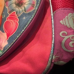 ディズニープリンセス　アリエル ピンクリュックサックの画像