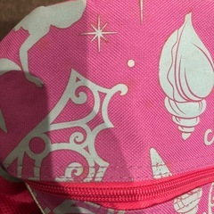 ディズニープリンセス　アリエル ピンクリュックサックの画像