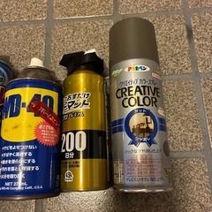 スプレー缶各種の画像