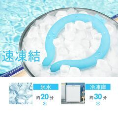 ネッククーラー 夏 首元ひんやり 涼しい の画像