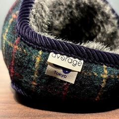 average イヤーマフチェック柄ボア起毛Freeサイズの画像