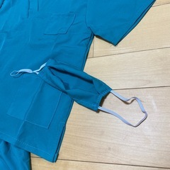 ハロウィンに間に合う？新品スクラブ／オぺ着／120cmの画像