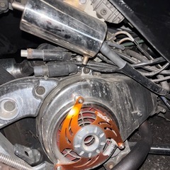 ✋16 YAMAHA シグナス 1型 se12j 改造多数  ボア バーハンの画像