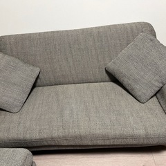 【値下げしました！】unicoウニコ　ソファ（オットマン付）の画像