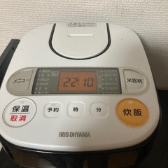 アイリスオーヤマ炊飯器の画像