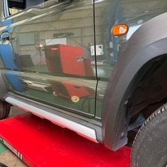 ジムニーシエラ　純正フロント、サイドガーニッシュの画像