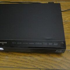 シャープ BDレコーダー 難ありの画像