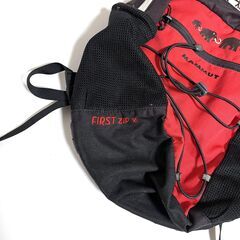 子供用リュック MAMMUT FIRST ZIP 16L 黒の画像