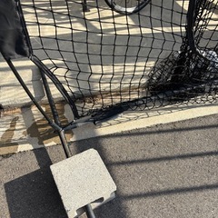 野球　ネット　黒の画像