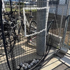 野球　ネット　黒の画像