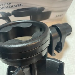 ベビーカー マルチドリンクホルダー 4WAY ブラックの画像