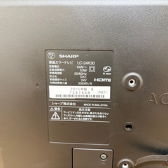 シャープ AQUOS Lc 24k30  24型テレビ の画像