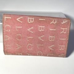 BVLGARI ブルガリ ロゴマニア 6連 キーケース ピンク レディースの画像