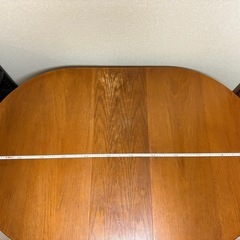 折りたたみダイニングテーブル + イス4脚 の画像