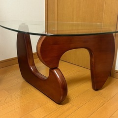 ローテーブル　ガラス　韓国風の画像