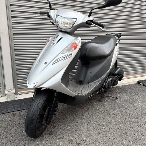4327.低走行　アドレスv125G 盗難アラーム、シガー電源付属　千葉県柏市　即日配送、自走引き取りも可能
