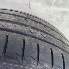 サマータイヤ　ホイール付き  傷ありの画像