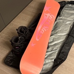 レディーススノボセット(ボード・バインディング・ブーツ・ケース)の画像