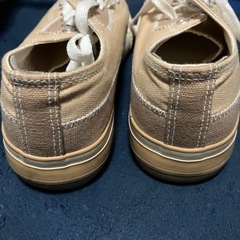 ベージュのスニーカーの画像