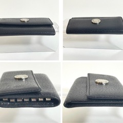 BVLGARI ブルガリ クラシコ キーケース メンズ レディース 黒の画像
