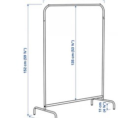 IKEAハンガーラック　ムーリングの画像