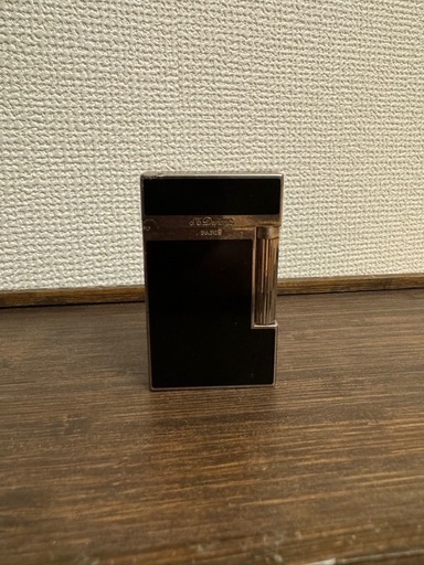 S.T.Dupont デュポン ライン2 パラディウム 純正黒漆塗り シルバー