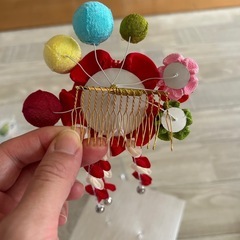 七五三　成人式　髪飾りの画像