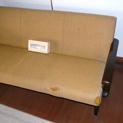 無料配達します🚚昭和レトロ💖高級３人掛けソファー💖幅162㎝💖の画像