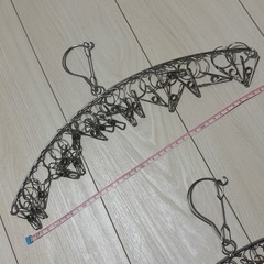 美品　ステンレスピンチ付きハンガー 22個セットの画像