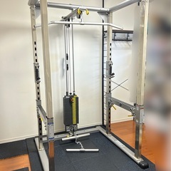 極美品 TUFFSTUFF　タフスタッフ パワーラックCPR-265 ラットプルオプション アジャスタブルベンチ付きの画像