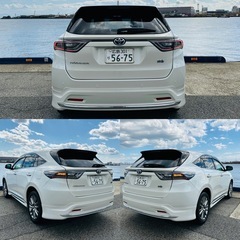 トヨタハリアーハイブリットプレミアム アドバンスパッケージ。AVU65W JBLサウンドシステムハーフレザーシート360度カメラパワーバックではパワーシートHYBRID 神戸市の画像