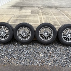 205/60/R15 2019 15インチ 4穴 pcd100 5.5j スタッドレス タイヤ トヨタライズ DUNLOP WINTER MAXX ロッキー ダイハツアルミホイールセットの画像
