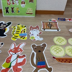 保育　パネルシアター　5つのメロンパンの画像