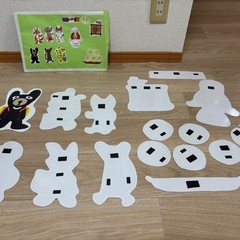 保育　パネルシアター　5つのメロンパンの画像