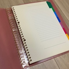 ルーズリーフファイル4冊の画像