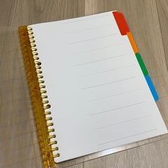 ルーズリーフファイル4冊の画像